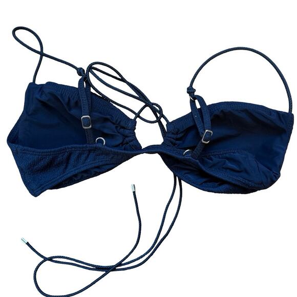 $126 Vix by Paula Hermanny Kate Black Bikini Top - D - Picture 6 of 7